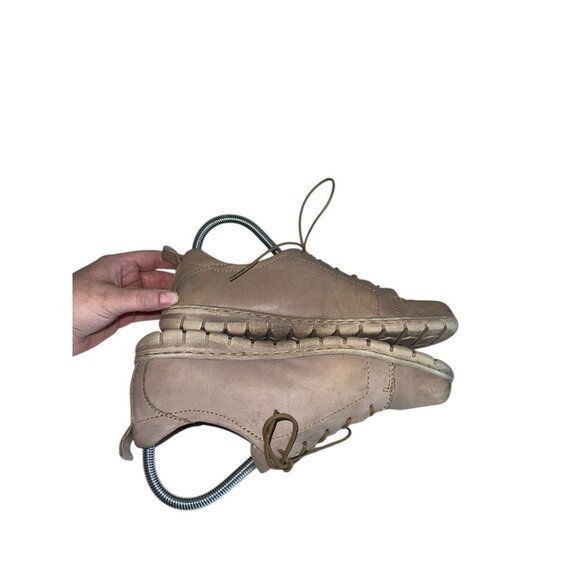 Born Kester Lace Up Oxfords Womens 8 Light Gray Leather Comfort - Picture 7 of 10